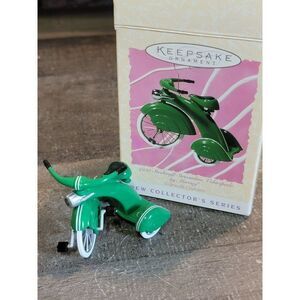 Hallmark 1935 steelcraft streamline velocipede 1997 ornament decor bike